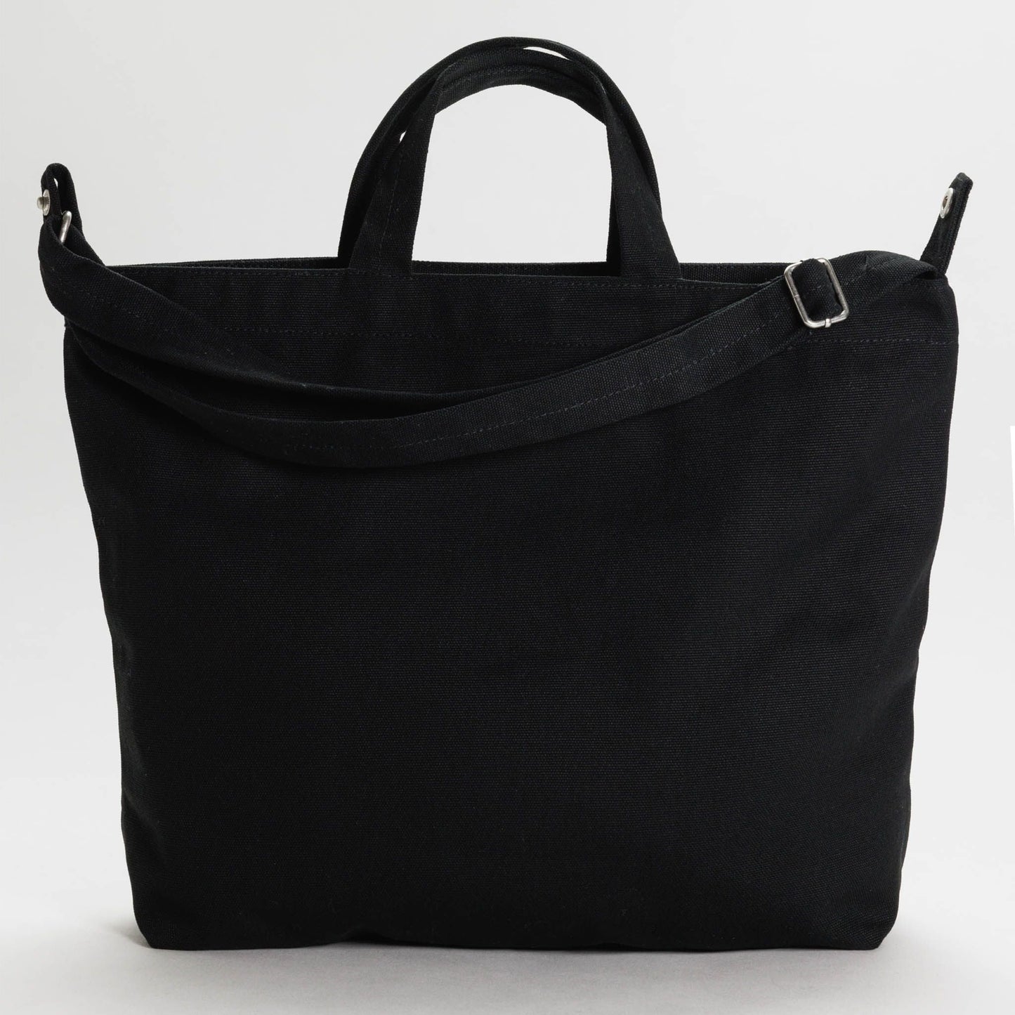 BAGGU Black Horizontal Zip Duck Bag