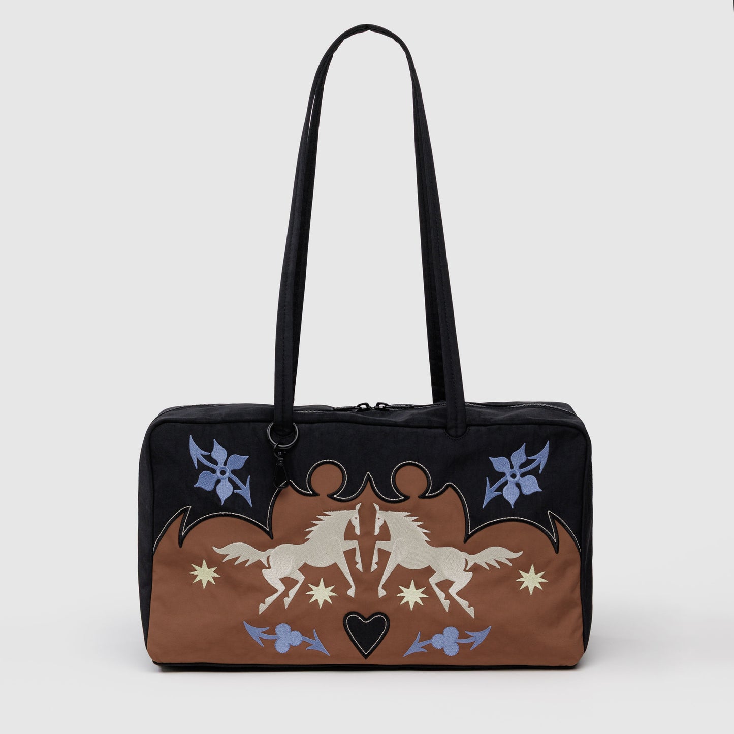 Medium Nylon Bowler Bag