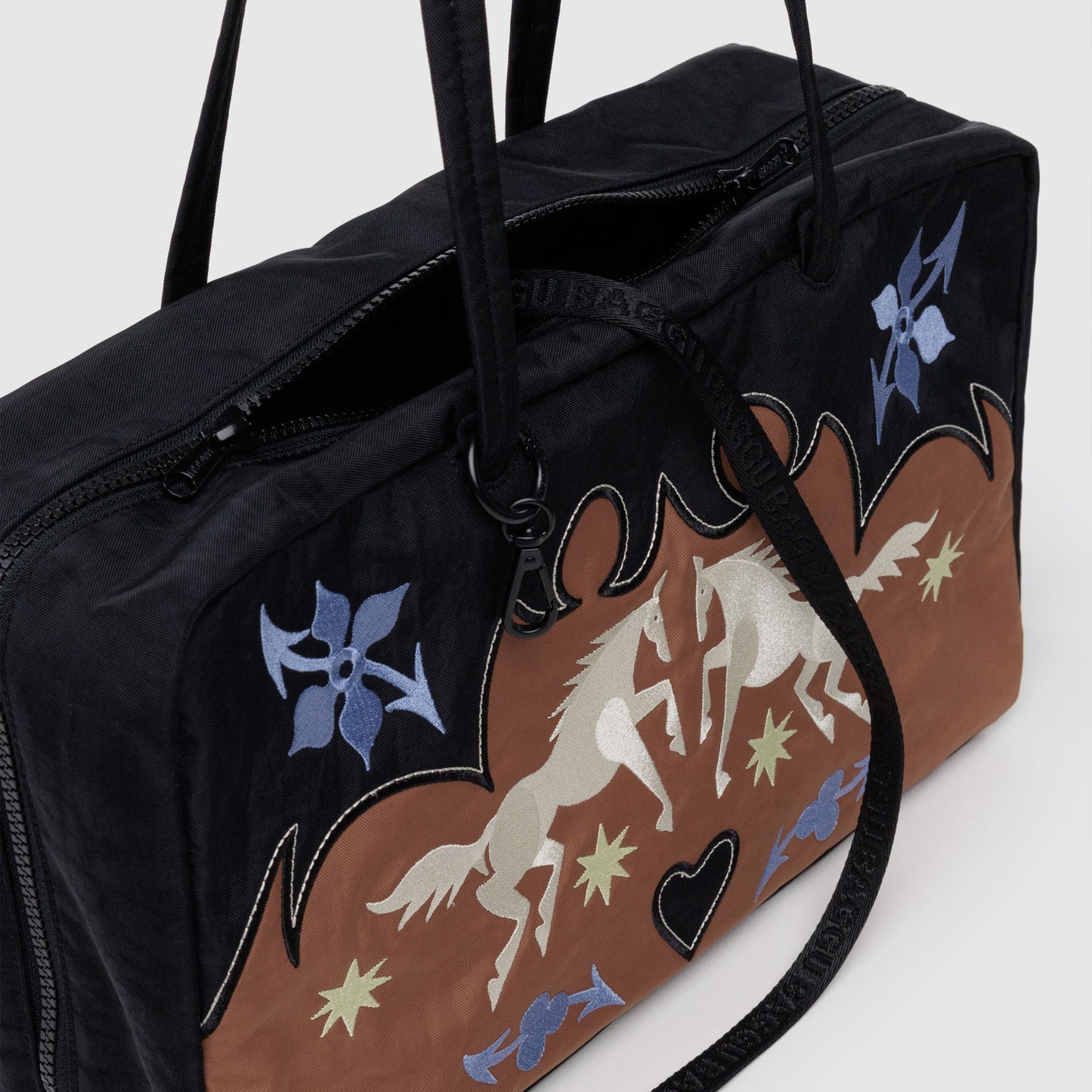 Medium Nylon Bowler Bag