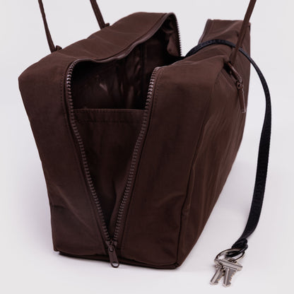 Medium Nylon Bowler Bag
