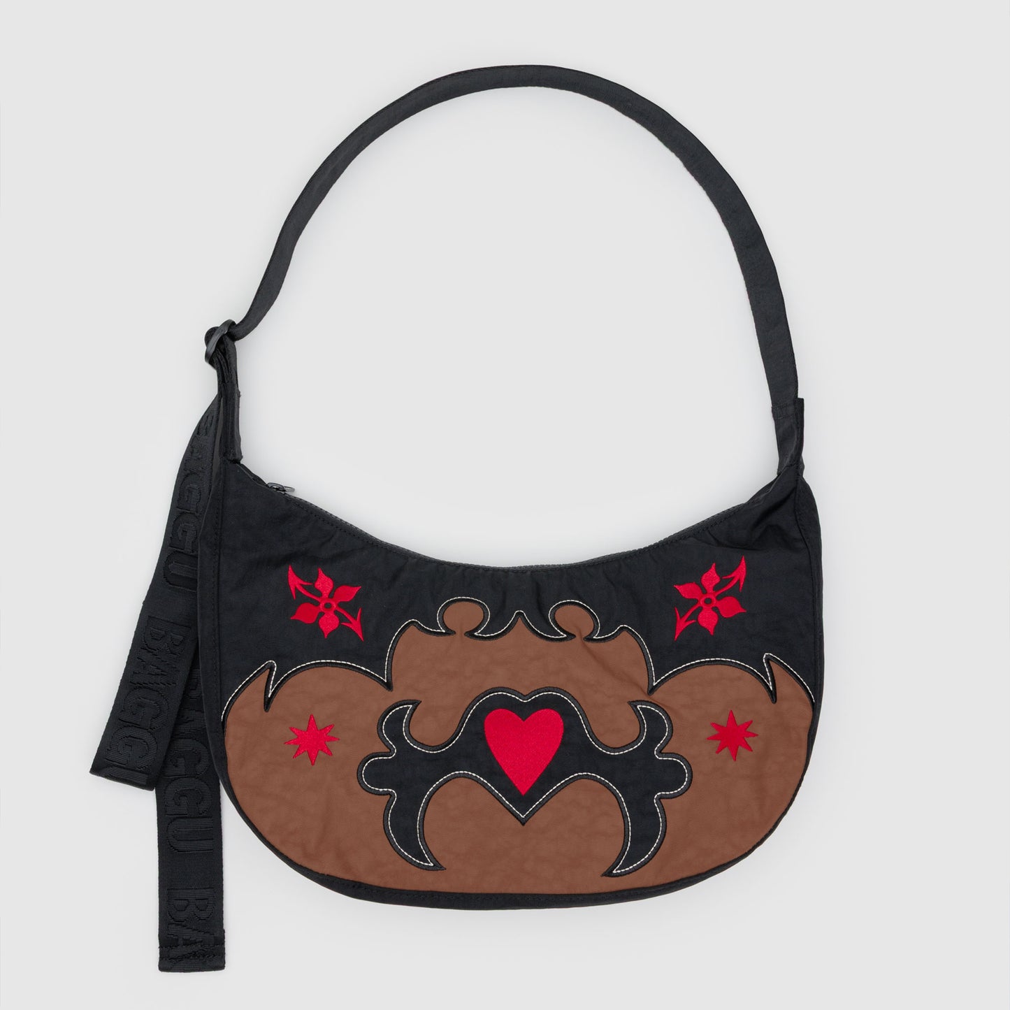 Medium Nylon Crescent Bag