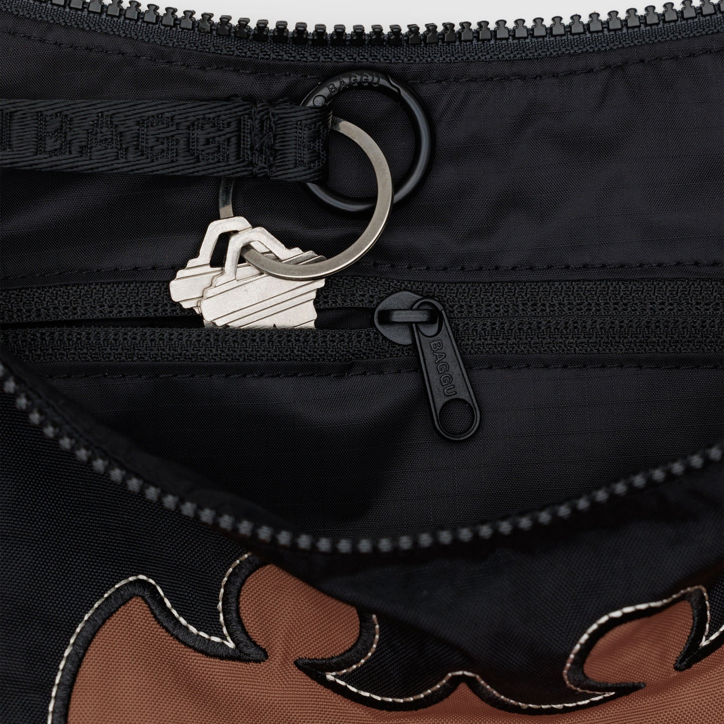 Medium Nylon Crescent Bag