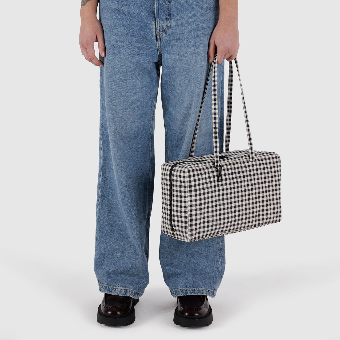 Medium Nylon Bowler Bag