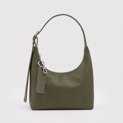 Mini Recycled Leather Shoulder Bag