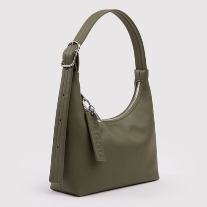 Mini Recycled Leather Shoulder Bag