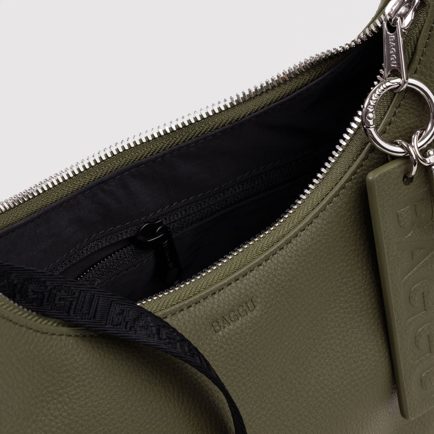 Mini Recycled Leather Shoulder Bag