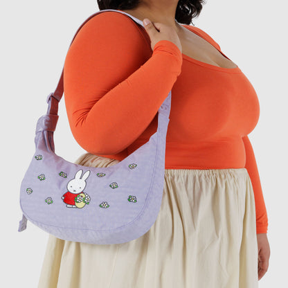 Medium Nylon Crescent Bag