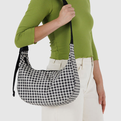 Medium Nylon Crescent Bag