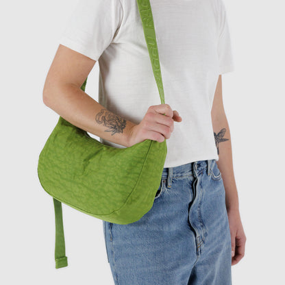 Medium Nylon Crescent Bag