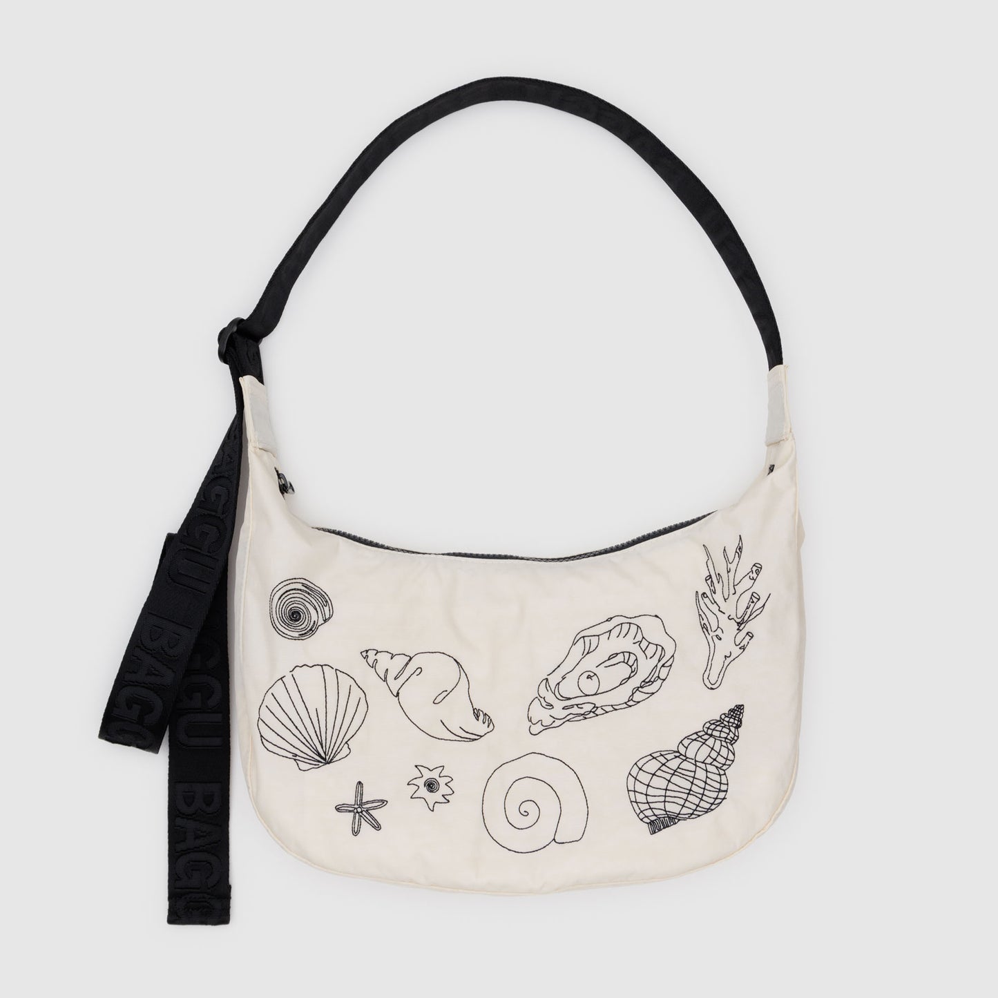 Medium Nylon Crescent Bag