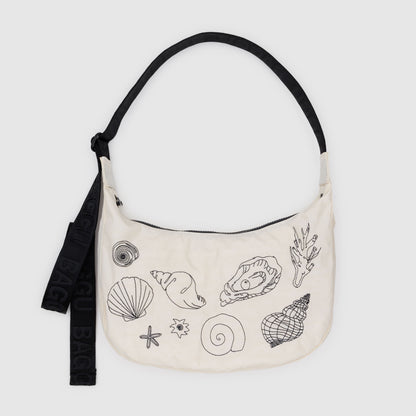 Medium Nylon Crescent Bag