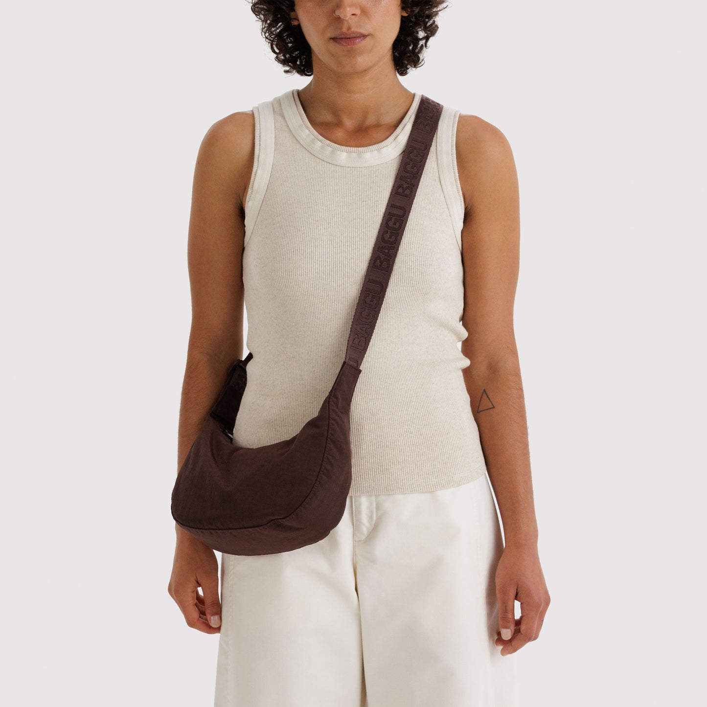 Small Nylon Crescent Bag