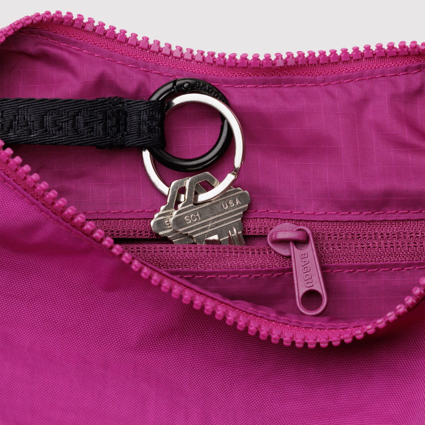 Small Nylon Crescent Bag