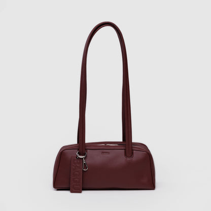 Small Recycled Leather Bowler Bag