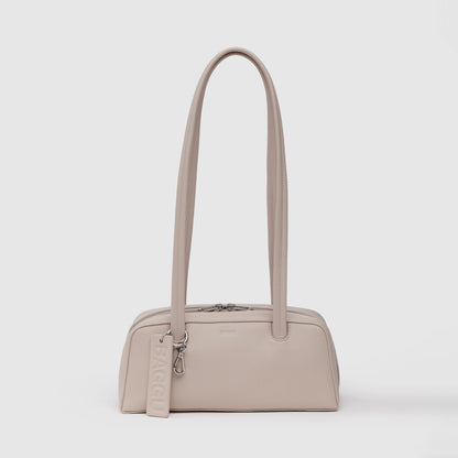 Small Recycled Leather Bowler Bag