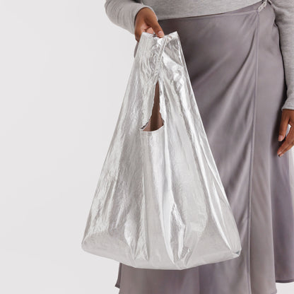 BAGGU Chrome Metallic Standard Baggu