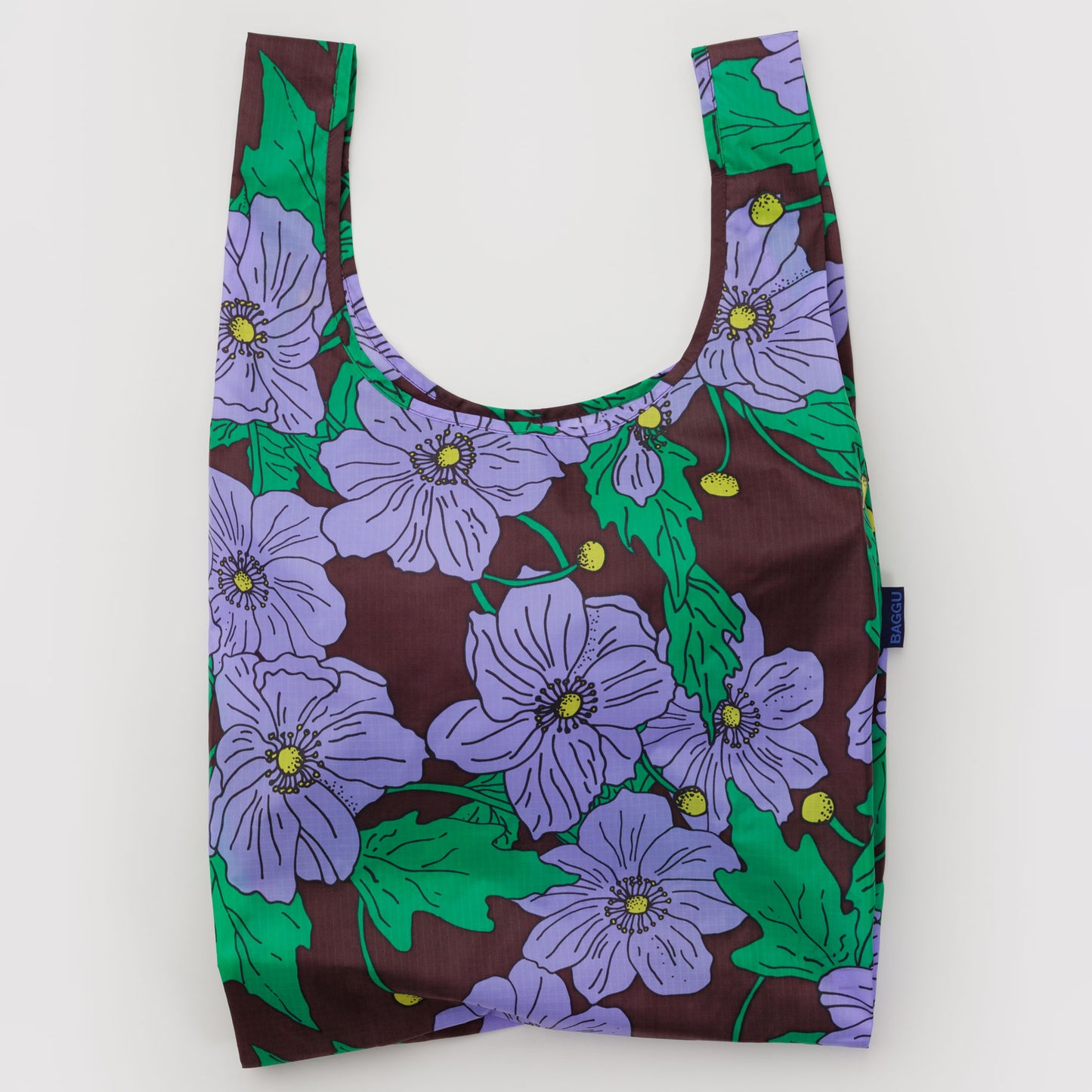 BAGGU Maroon Poppy Standard Baggu