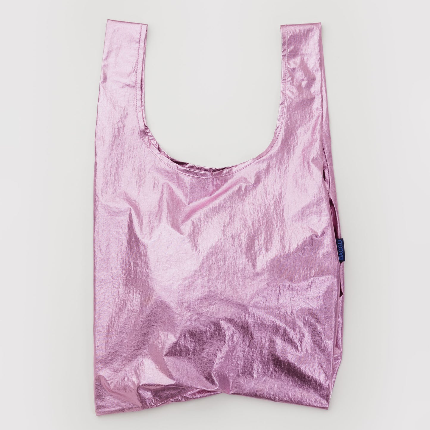 BAGGU Blush Metallic Standard Baggu