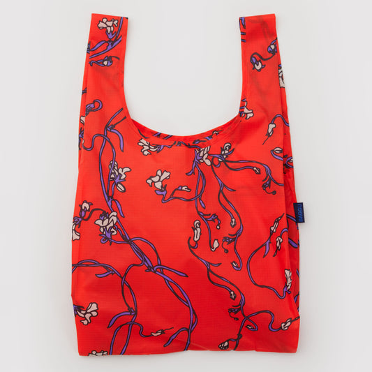 BAGGU Red Snapdragon Standard Baggu