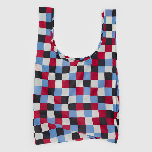 BAGGU Painted Check Standard Baggu
