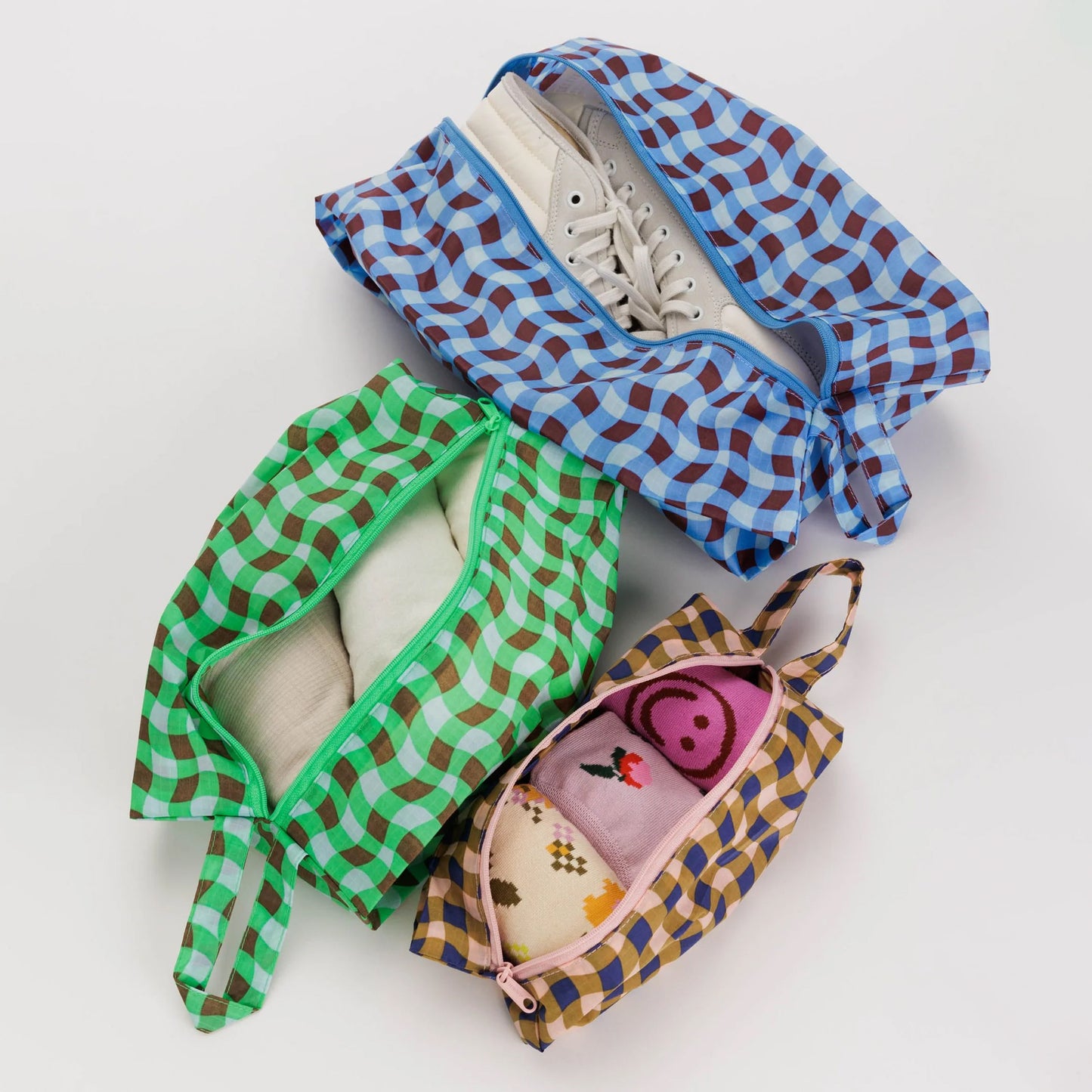 3D Zip Pouch Set