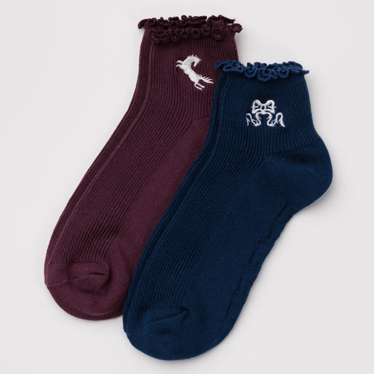 Lettuce Edge Sock Set of 2
