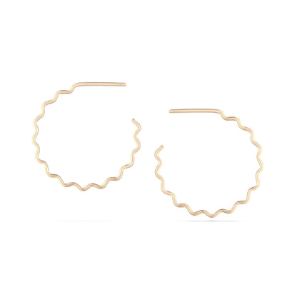 Large Krinkle Hoops