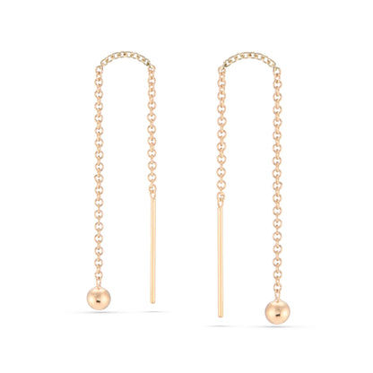 Ball Threader Earrings