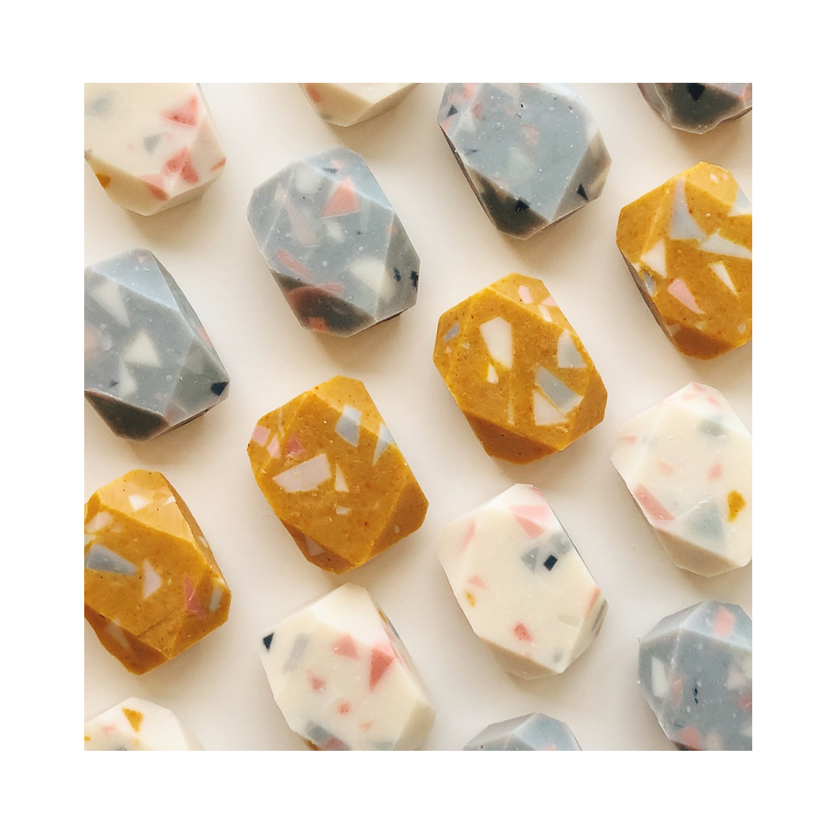 Mini Gem Soap - Golden Terrazzo