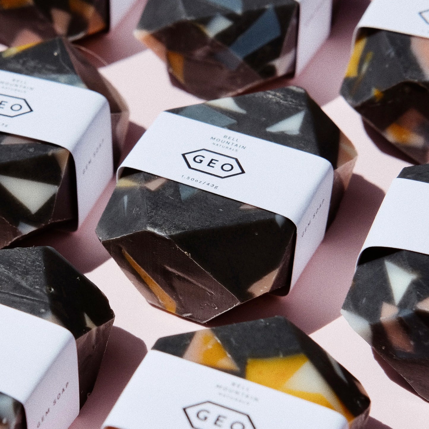 Mini Gem Soap - Charcoal Terrazzo