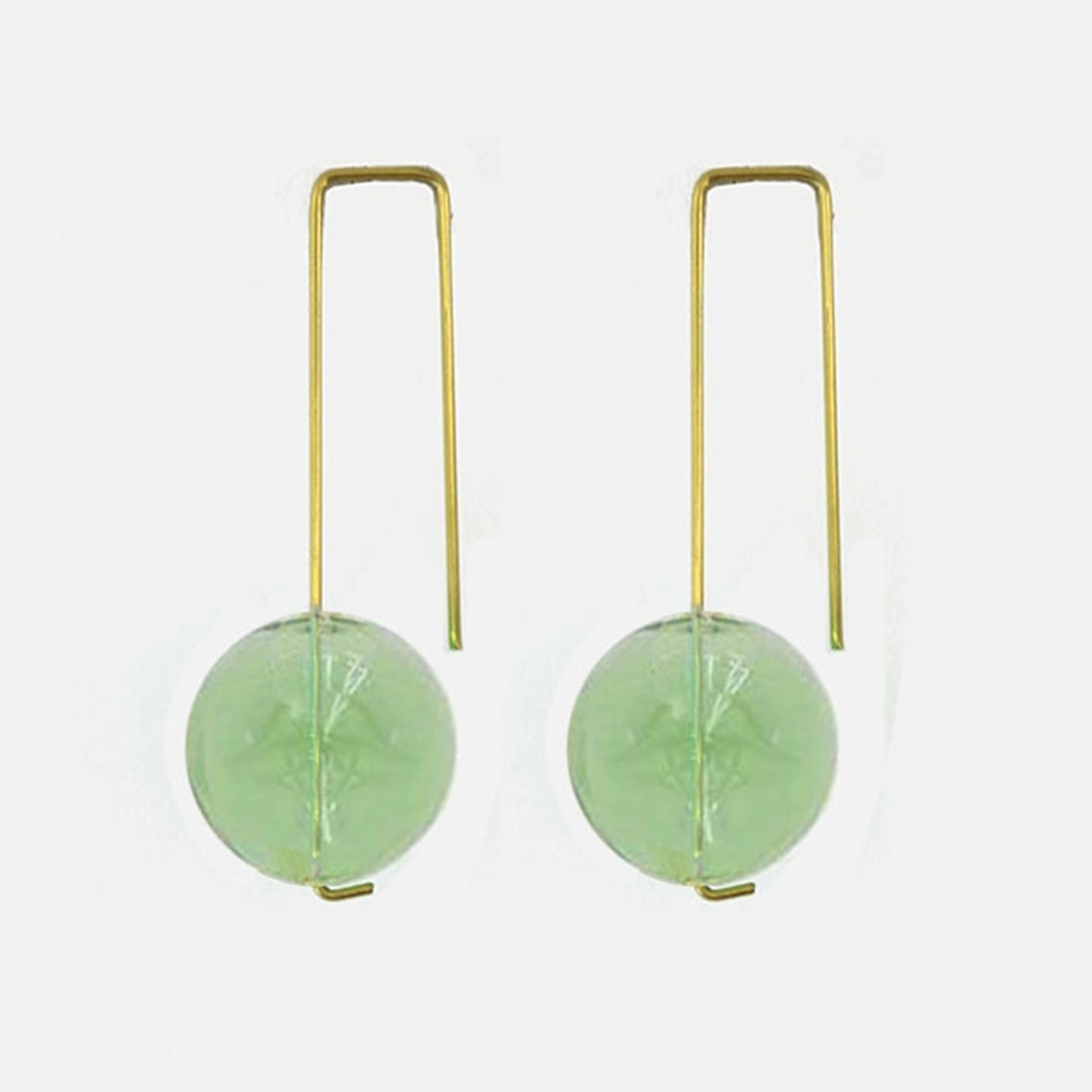Green Air Bubbles Earrings