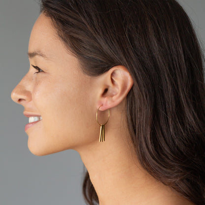 Rod Trio  Hoop Earrings