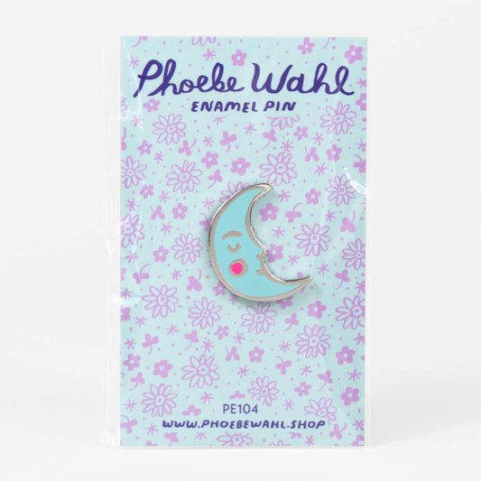 Phoebe Wahl: Crescent Moon Enamel Pin