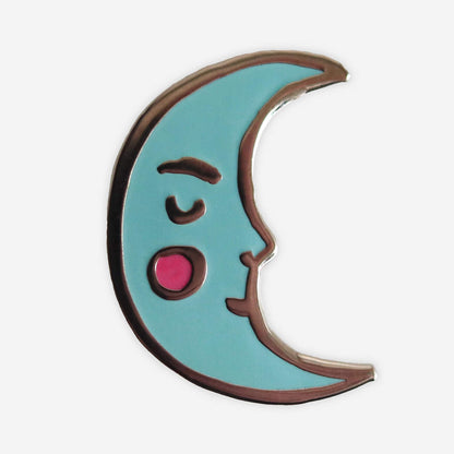 Phoebe Wahl: Crescent Moon Enamel Pin