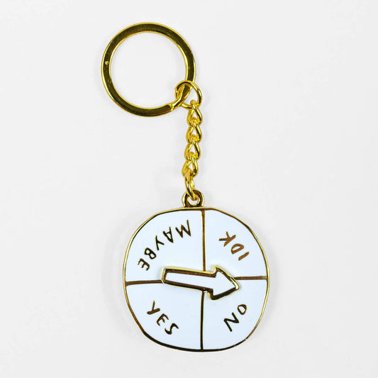 Adam J Kurtz Indecisive Spinner Keychain