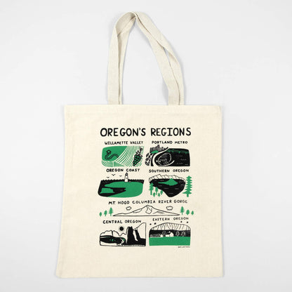 One Lane Road: Oregon's Regions Tote Bag