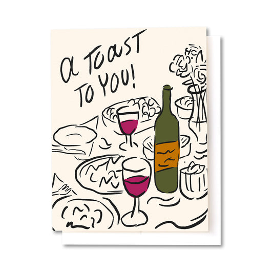 A Toast To You Card