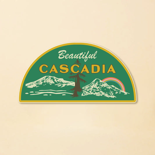 Beautiful Cascadia Sticker