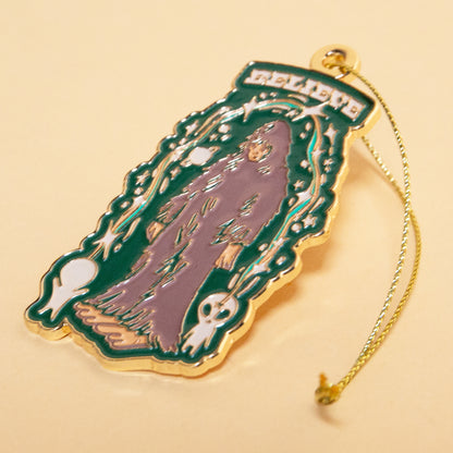 Believe Bigfoot Enamel Ornament