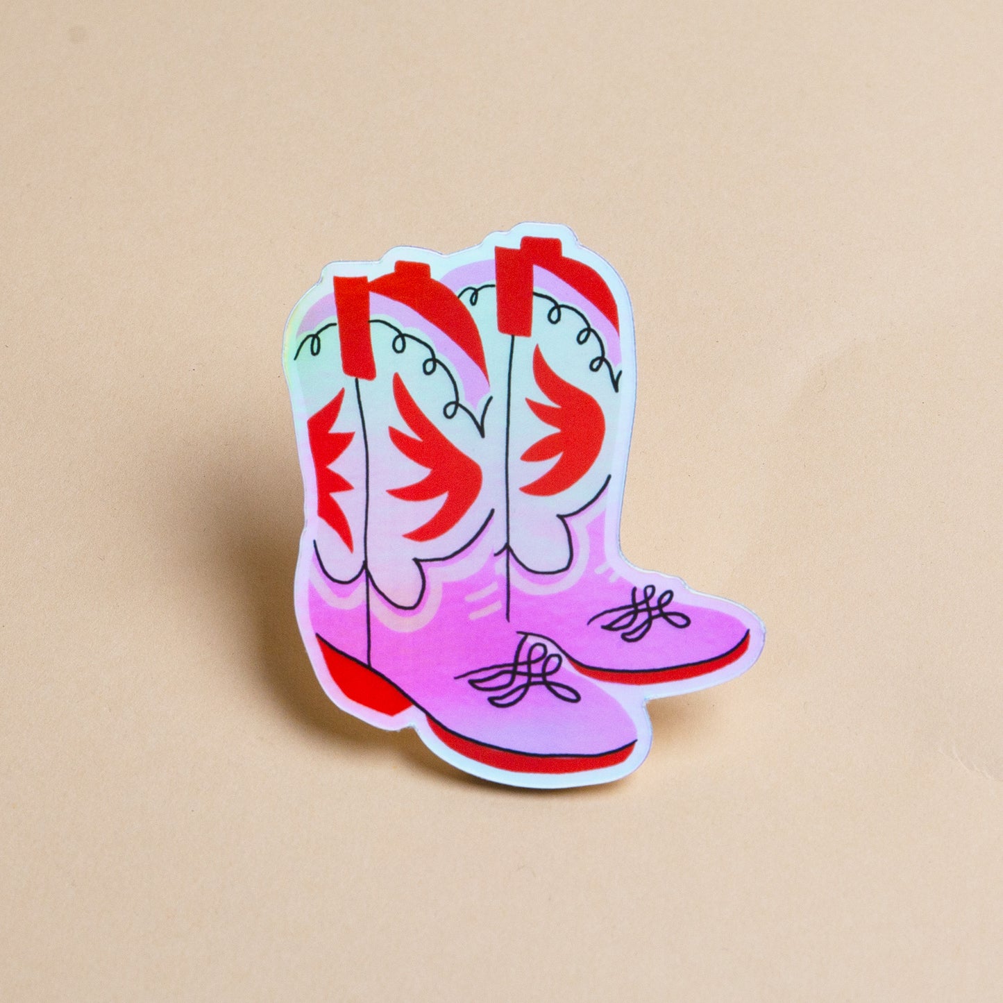 Cowgirl Boot Sticker