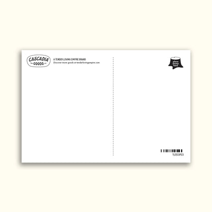 Woodland Season's Greetings Postcard