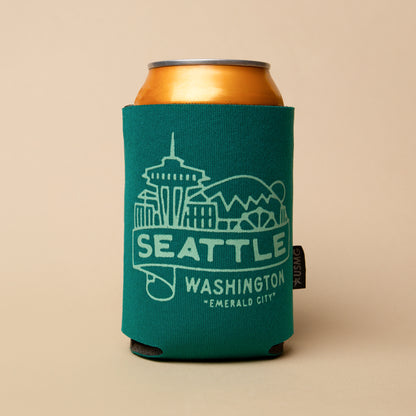 Emerald City Skyline Beverage Insulator