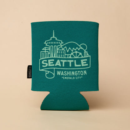 Emerald City Skyline Beverage Insulator