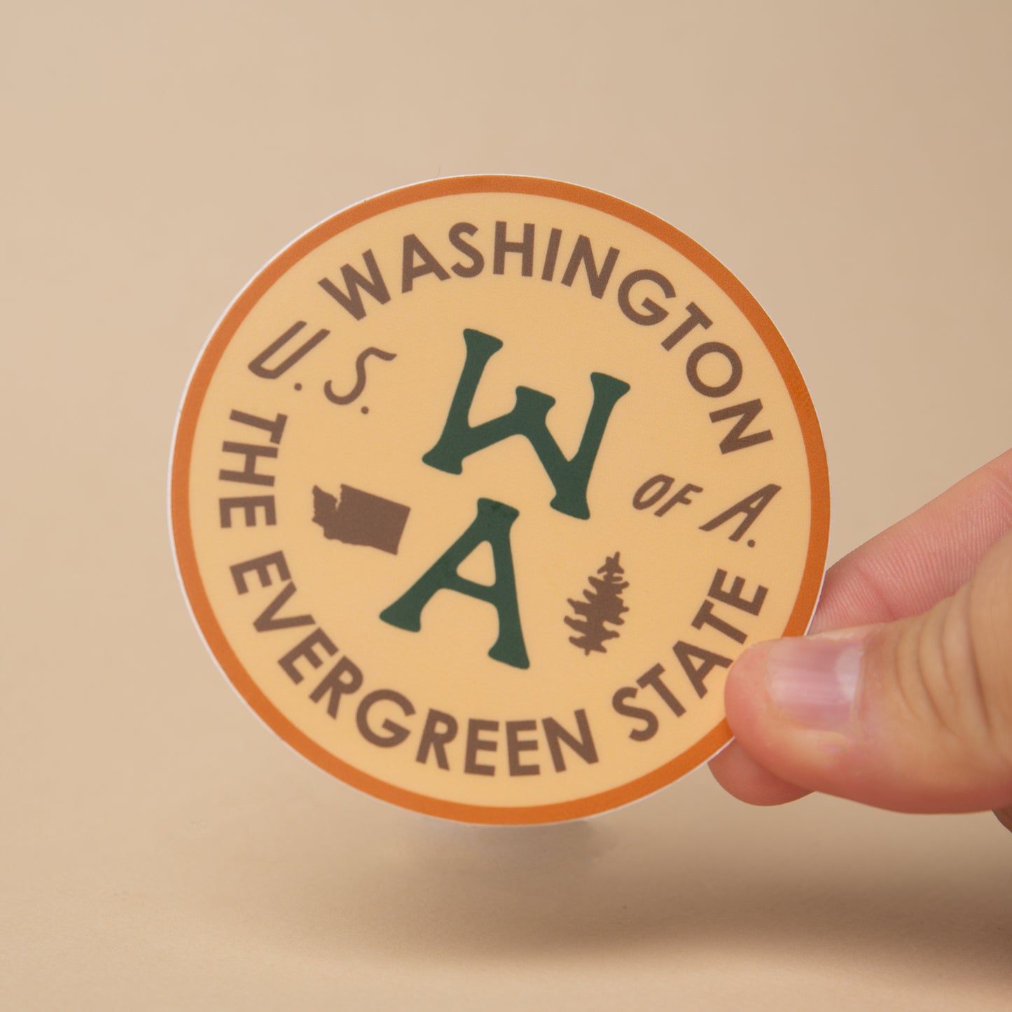 Washington Badge Sticker