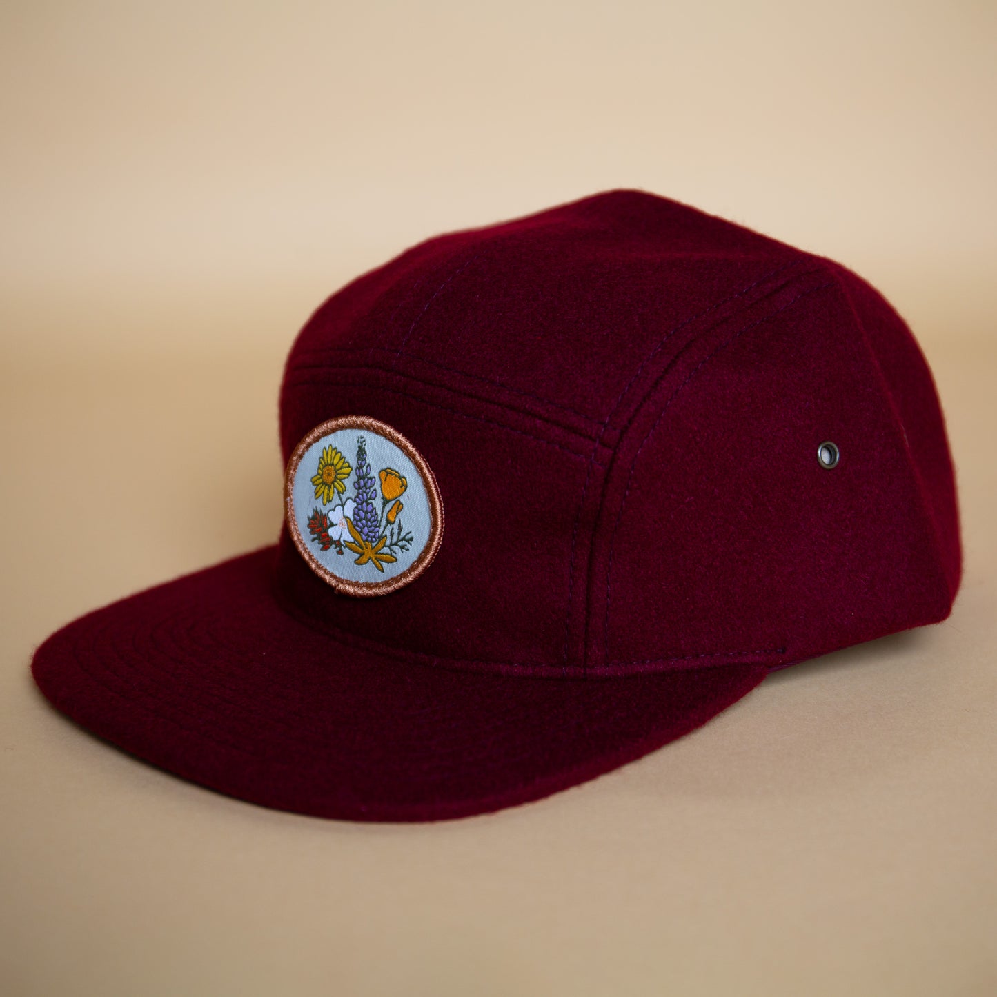 Grow Wildflowers Hat (Maroon)