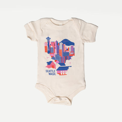 Seattle Skyline Onesie