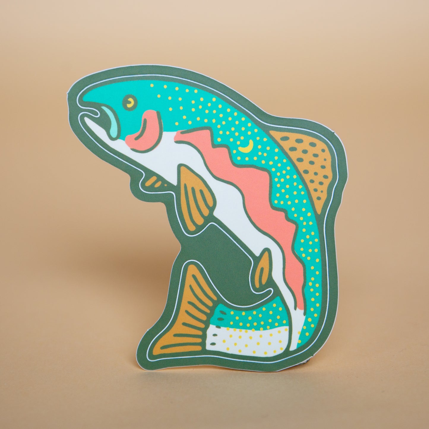 Trout Landscape Sticker