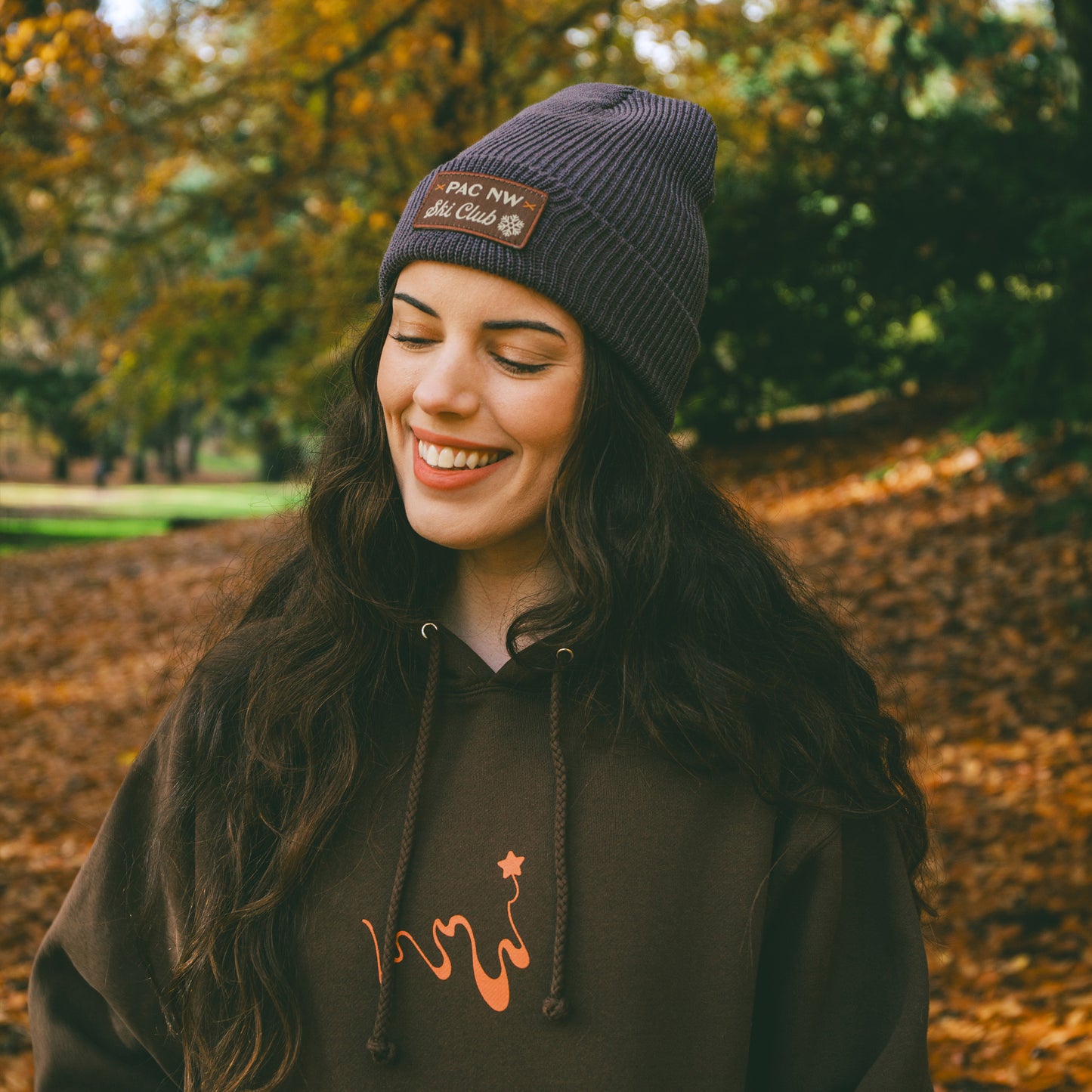 Pac NW Ski Club Beanie (Pale Navy)