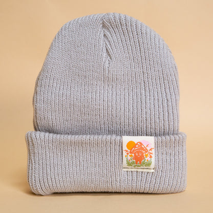 Little Mushroom Kids Beanie (Oatmeal)