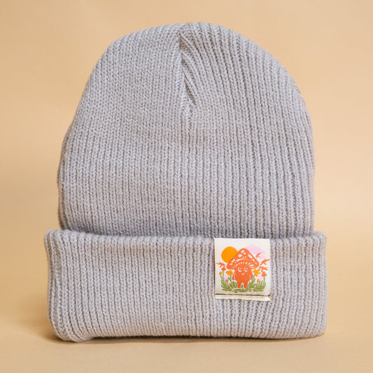 Little Mushroom Kids Beanie (Oatmeal)
